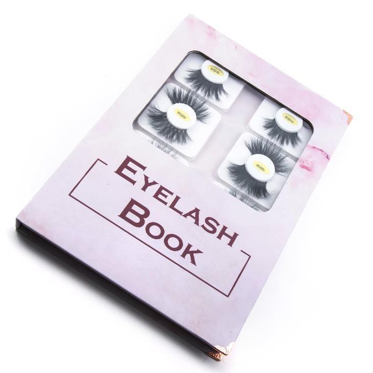 Elegant Eyelash Book Set Packaging Holder